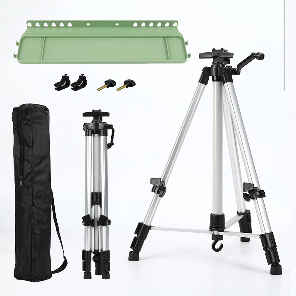 

50-150CM Adjustable Portable Metal Sketch Easel Stand Foldable Travel Aluminum Alloy For Outdoor Painting Artist Art Supplies