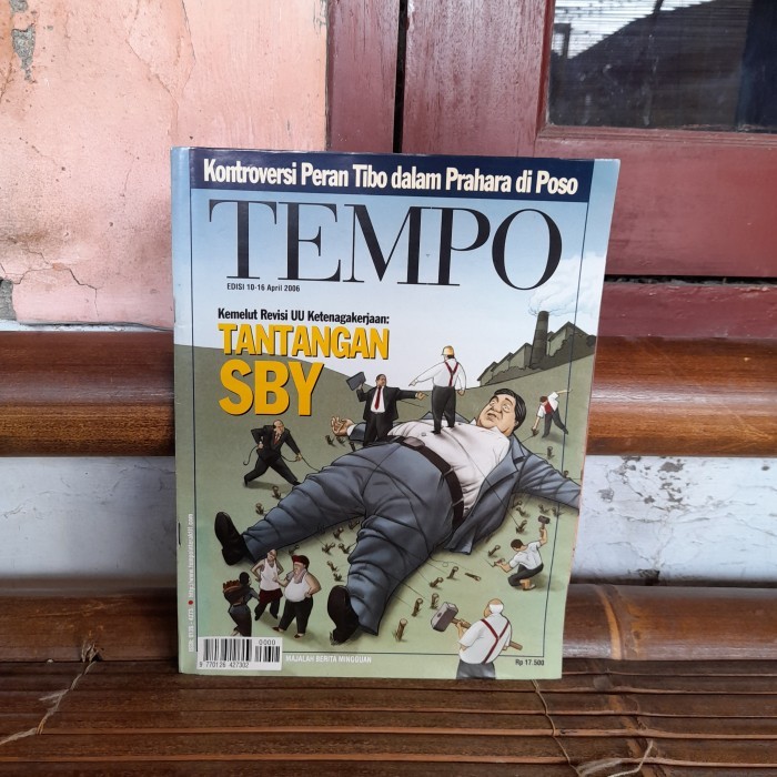 ASLI BUKU Majalah Tempo Tantangan SBY Revisi UU 10 - 16 April 2006