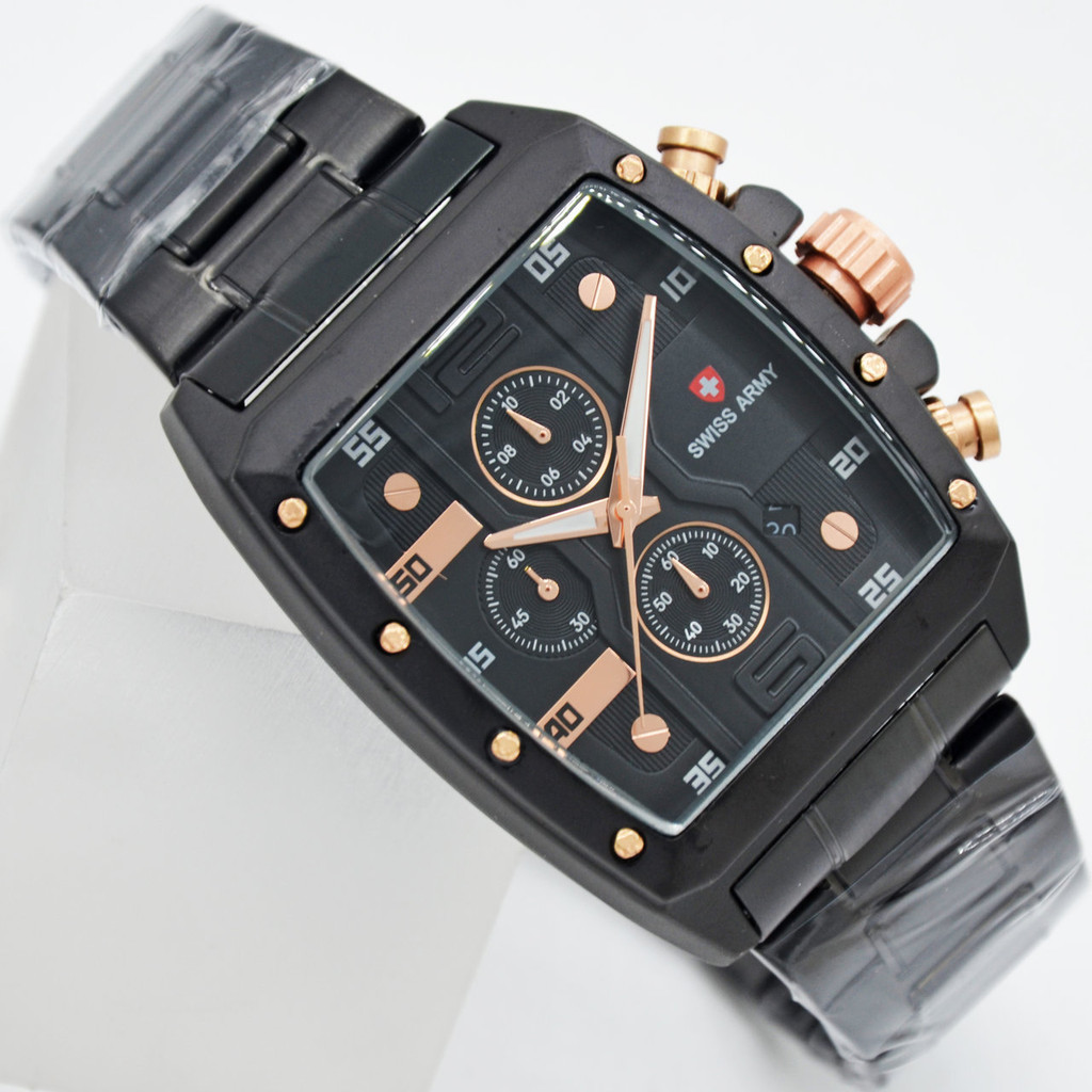 [MUTU TERJAMIN 100%] – JAM TANGAN FASHION PRIA SWISS ARMY SA-2986 CRONO AKTIF LENGKAP DENGAN FITUR K