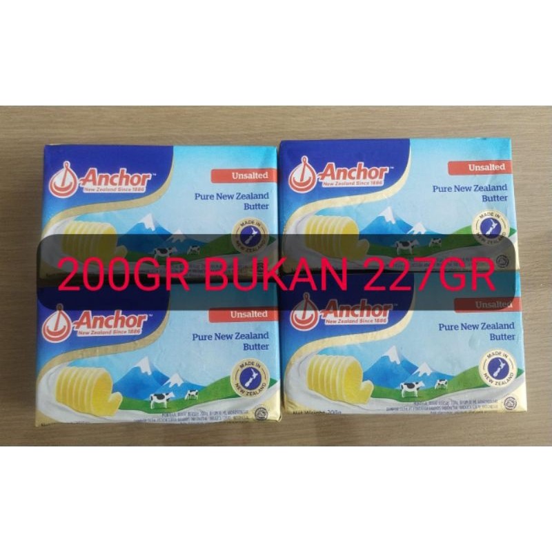 

Anchor Butter UNSALTED 200gr MPASI