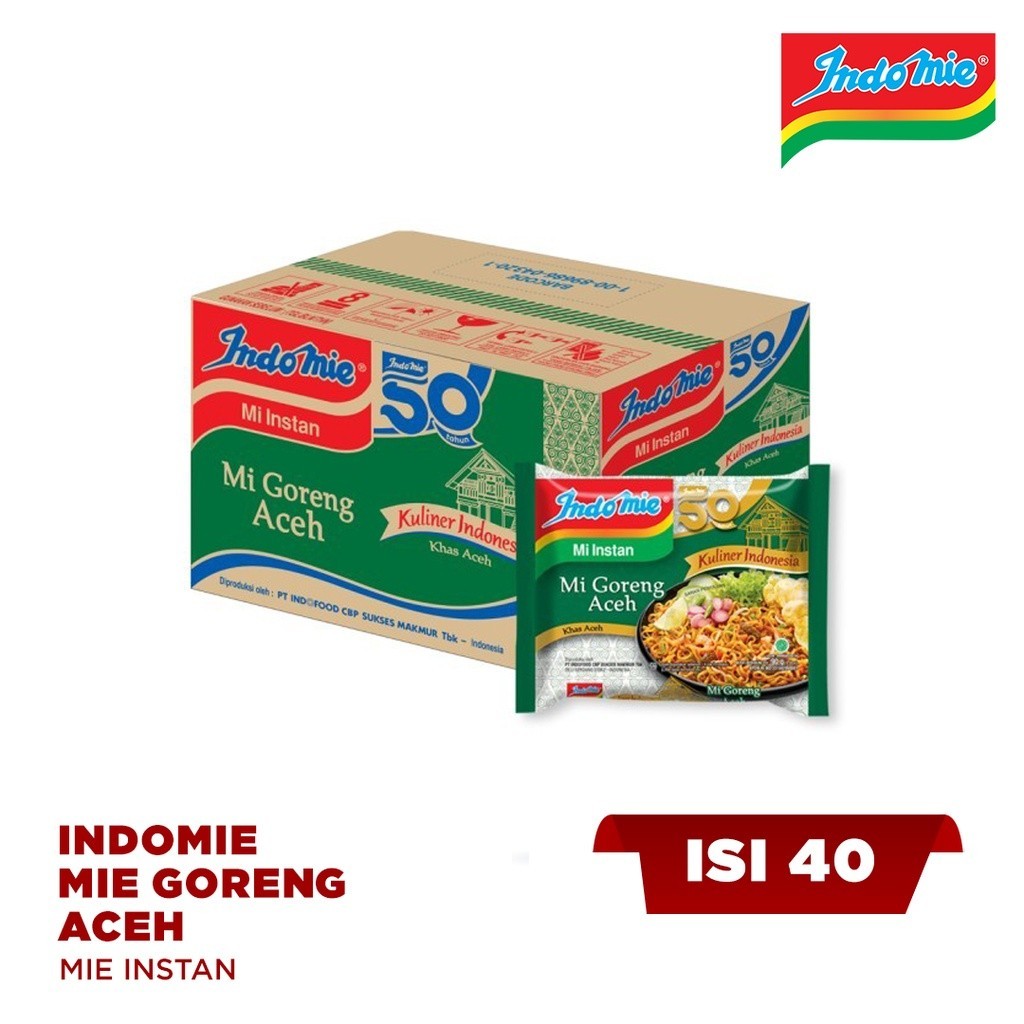 

1 ctn - Indomie Mie Goreng Aceh indofood