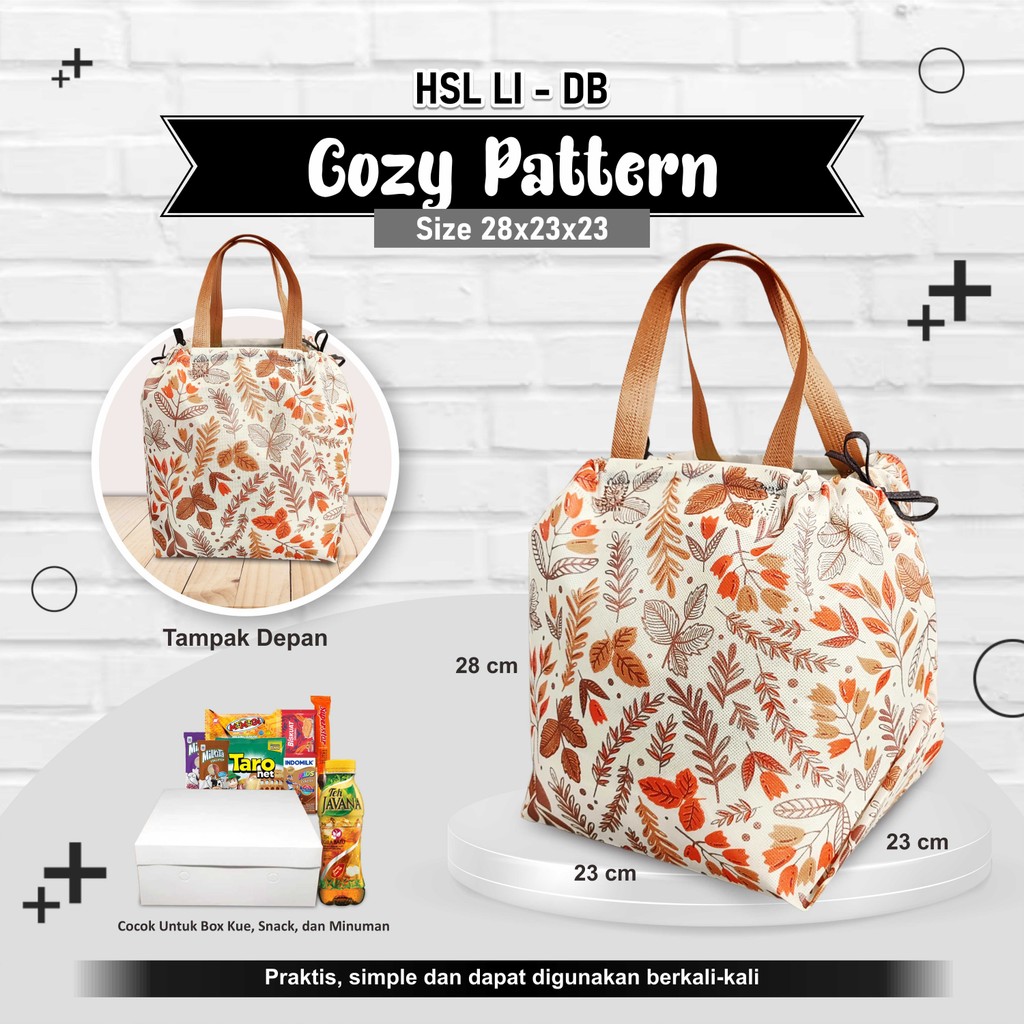 

(LUSINAN) Tas Hajatan Motif Serut Tas Syukuran Tas Bingkisan Berkatan Tas Souvenir Hajatan Tas Motif Serut 28x23x23 cm