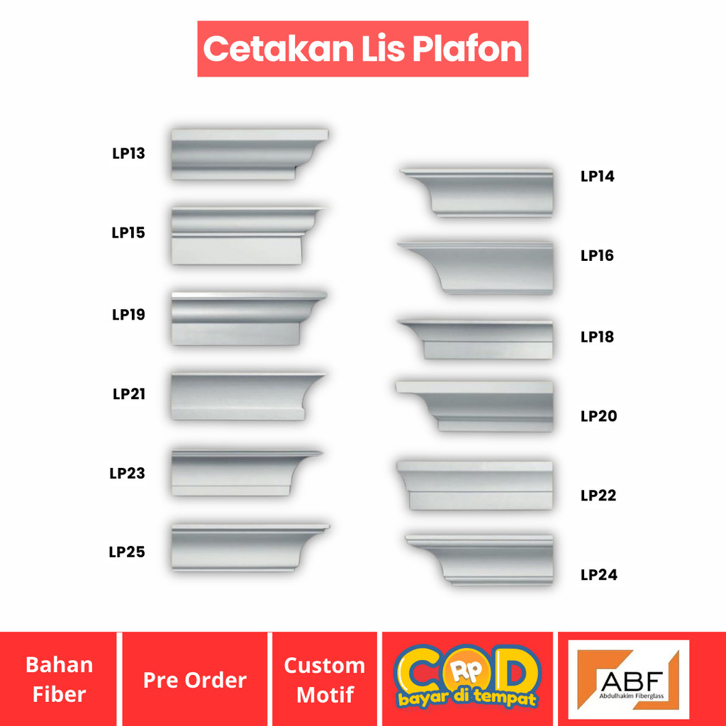 Cetakan Lis Plafon / Lis Plafon Rumah American / Plafon / Rumah Klasik