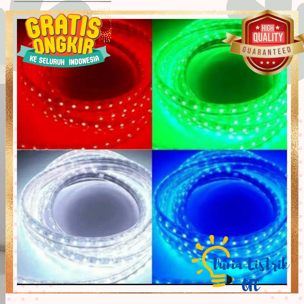 Strip Led SMD AC 220V Led stripe Murah Lampu Plafon Lampu Selang Plafon Lampu Variasi Plafon Led Str