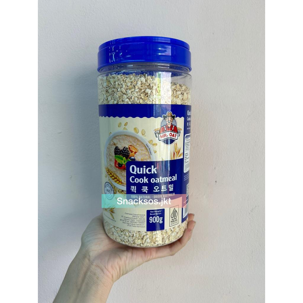 

[oddsolshop] pekanbaru/MR OAT Quick Cook Oatmeal 900GR Halal Cereal Oat Meal Cepat Masak Sereal