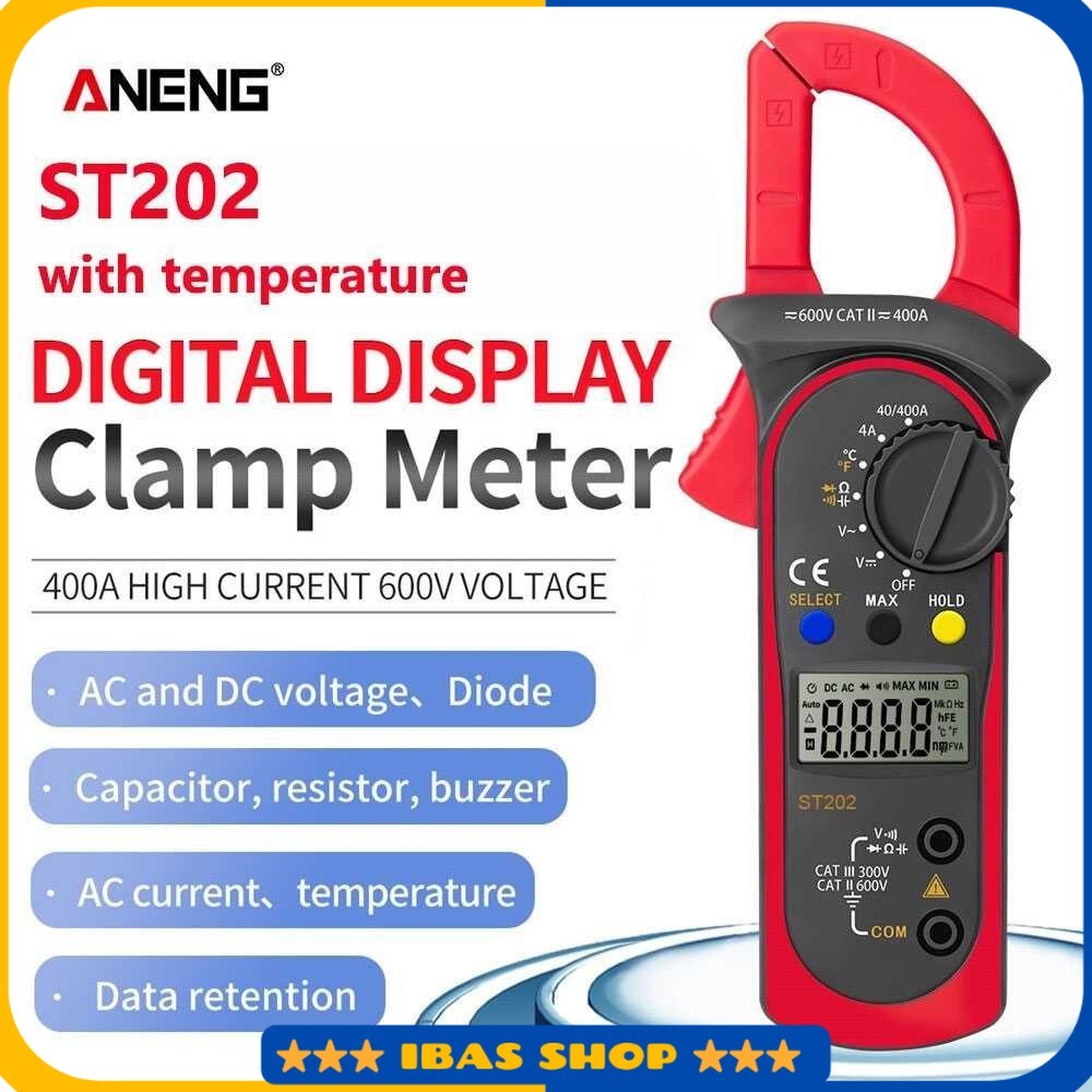 ANENG Digital Multimeter Voltage Tester Temperature - ST202