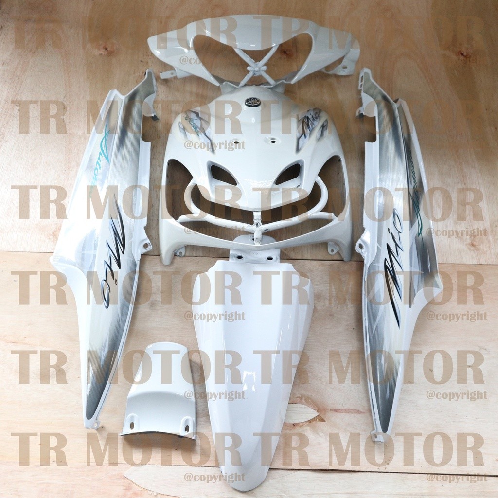 COD - Body Mio Sporty Full Set 2009 Putih Body Halus Mio Sporty Mio New - Bahan ABS