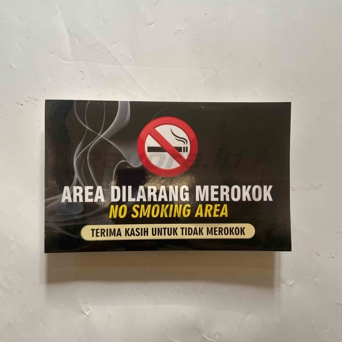 

Stiker Larangan Merokok