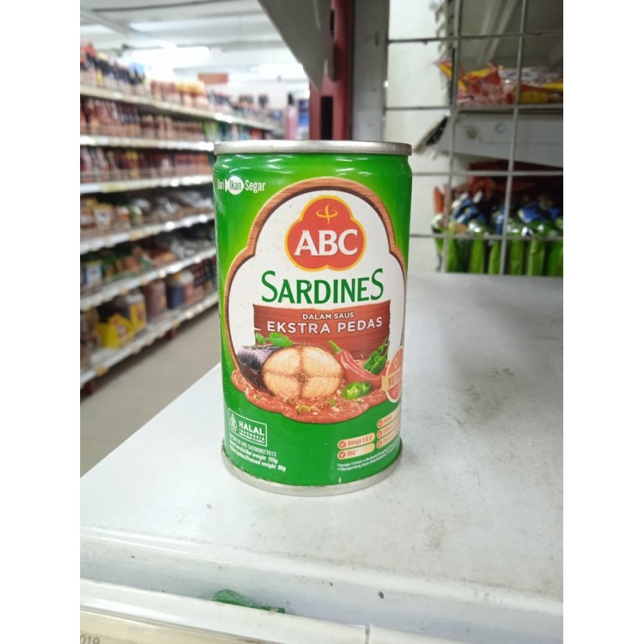 

ABC Sardines Ekstra Pedas 155gram