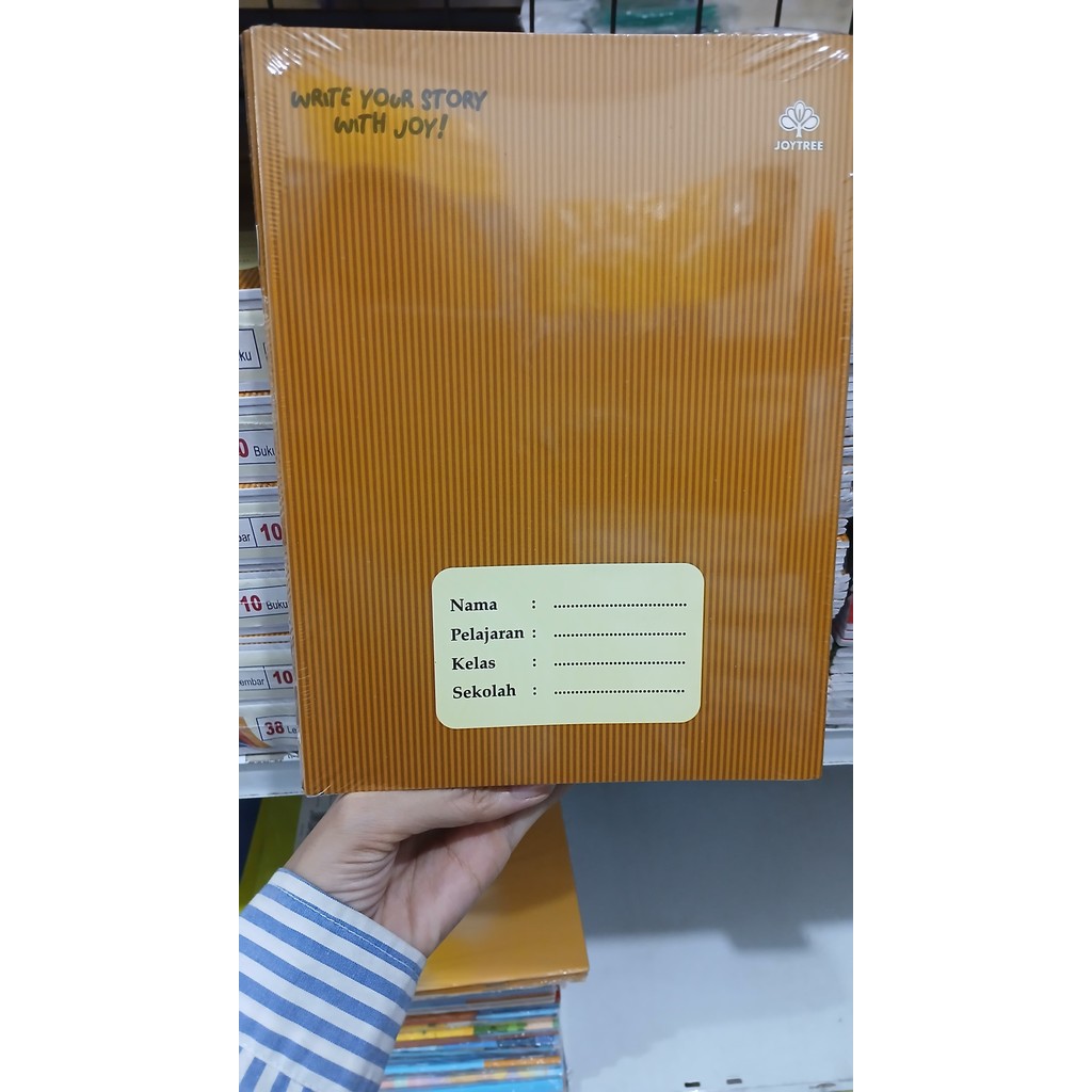 

[CC] (1 PAK) BUKU TULIS JOYTREE KRAFT 38 KEMBAR / BUKU SAMPUL COKLAT 10PCS