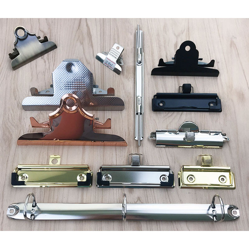 

10PCS Metal Steel Spring Butterfly Clip with Pen Loop. Clipboard Accessories 72 100 120 145 200mm