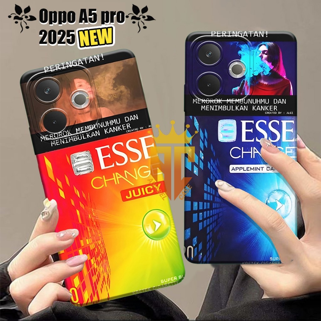 Softcase OPPO A5 PRO 4G / OPPO A5 PRO 5G 2025 Terbaru Case Fashion Motif ROKOK - Case Terbaru - Case