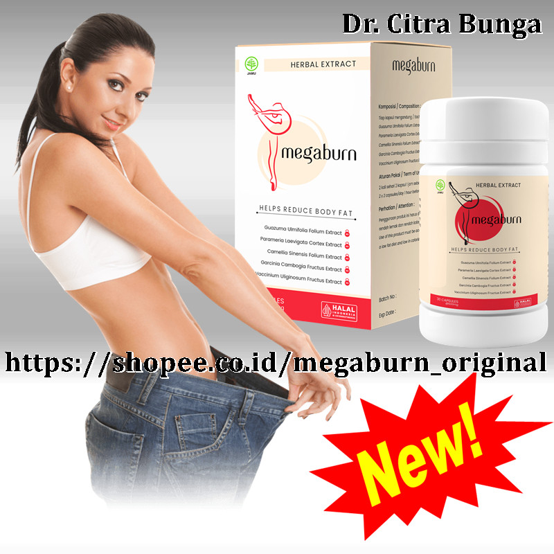 Megaburn® Helps Reduce Body Fat 100 % Original - Megaburn Original Asli