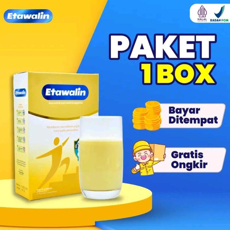 

Etawalin Susu Kambing Etawa Original Atasi Nyeri Sendi dan Asam Urat 1 Box - 1 Box