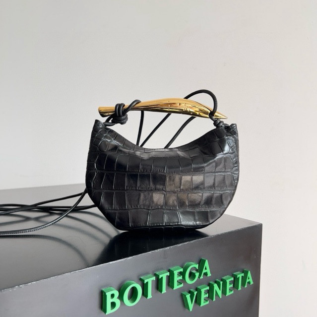 Tas Selempang Wanita Buttegavineta Sardine 744267 - Tas Kulit Buaya Asli - Sling Bag Hand Bag Should