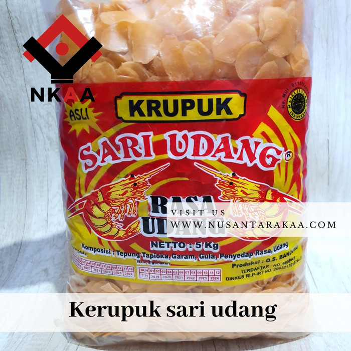 

Kerupuk Sari Udang 5kg