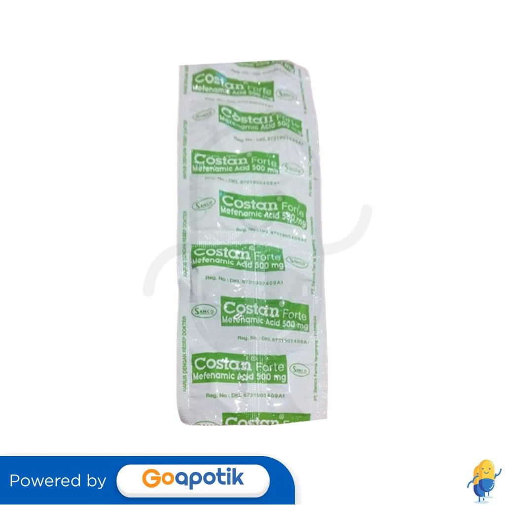 Costan Forte 500 Mg Strip 10 Kaplet