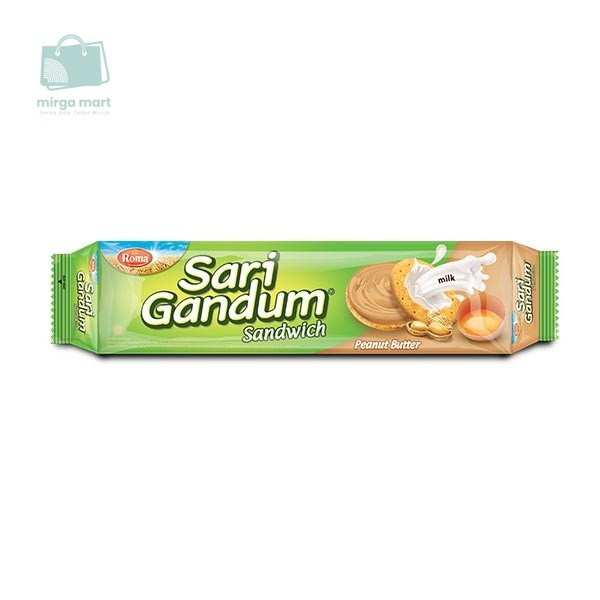 

ROMA SARI GANDUM SANDWICH PEANUT BUTTER 108 GR