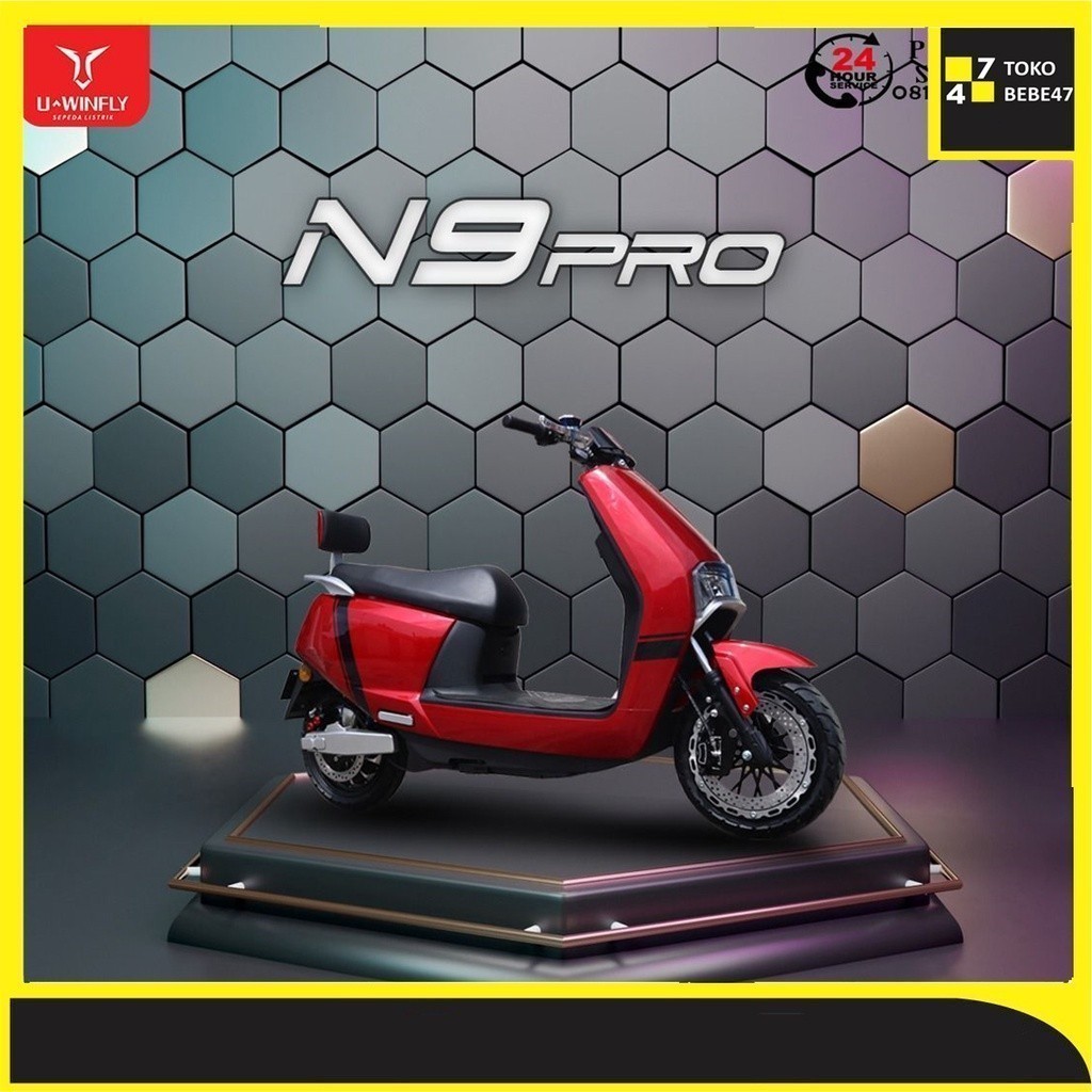 SEPEDA MOTOR LISTRIK UWINFLY N9 PRO MOTOR LISTRIK N9 U WINFLY
