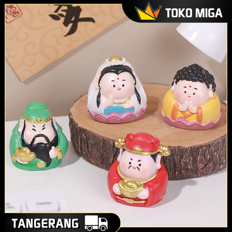 3.5*3*3.5CM Patung Buddha Kwan Im Kecil ,Buddha,Dewa Kekayaan,Guanyu Kecil Bahan Damar Untuk Dewa Lu