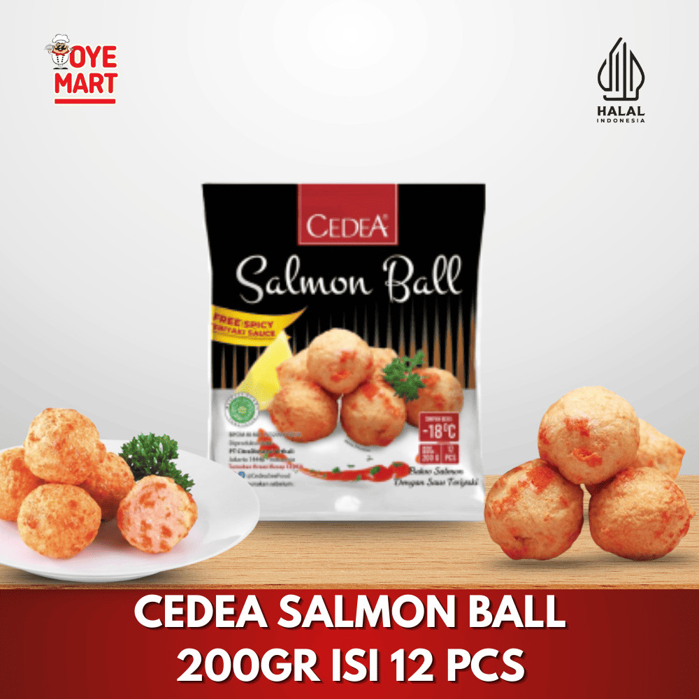 

CEDEA SALMON BALL 200GR ISI 12 PCS / BAKSO SALMON