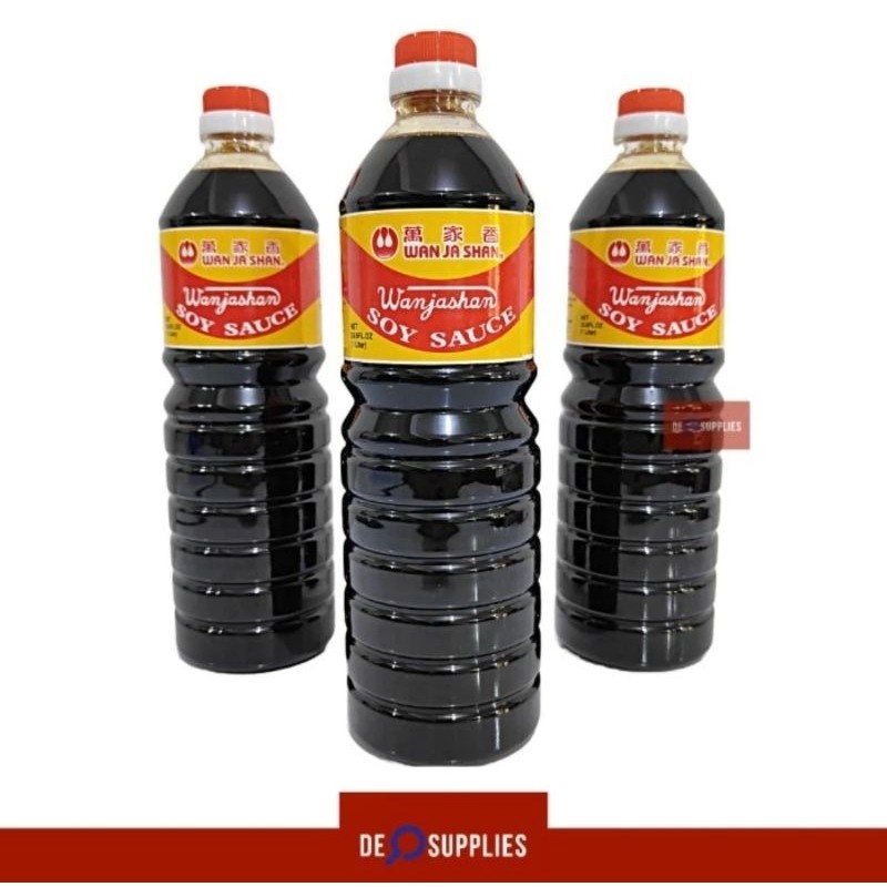 

Wan Ja Shan Soy Sauce 1L - Kecap Asin Wanjashan Premium Shoyu Taiwan