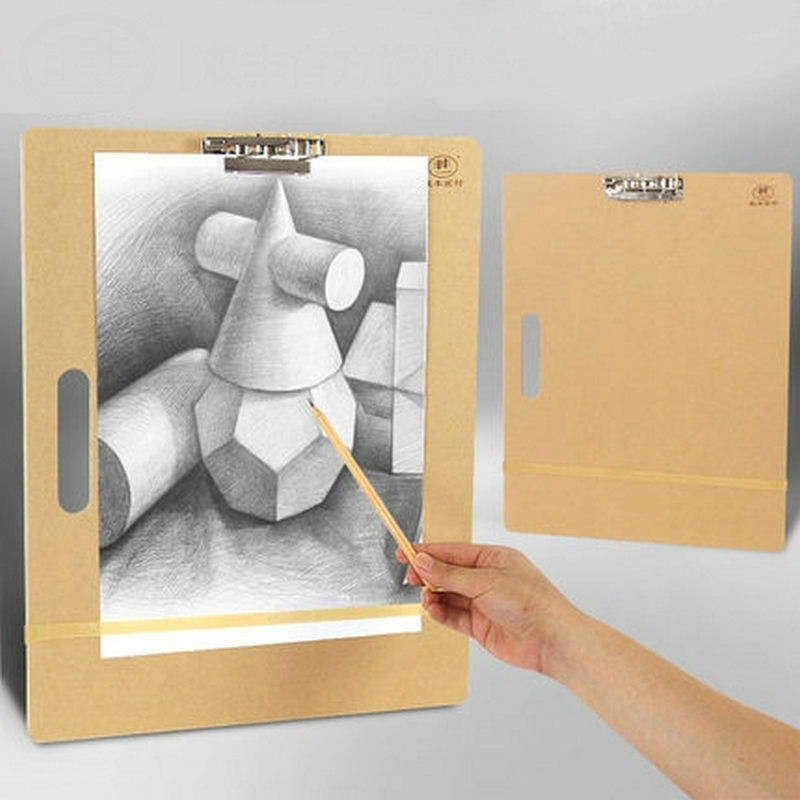 

Large A2 A3 Drawing Board Paper Tablet Portable Wooden Clip Board Artist Sketchpad