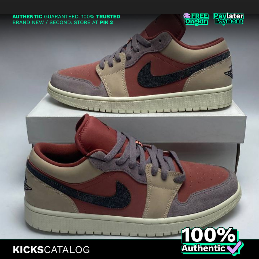 Air-Jordan-1-Low-Canyon-Rust-(W)-(AJ-2244) - 100% Authentic | VNDS