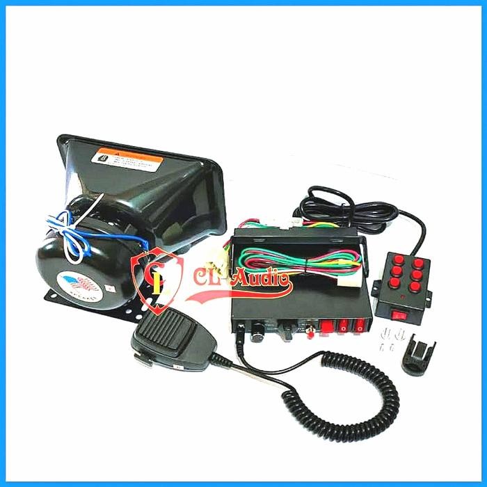 Toa Sirine Patwal/ Toa polisi Model Corong+Modul Jemper