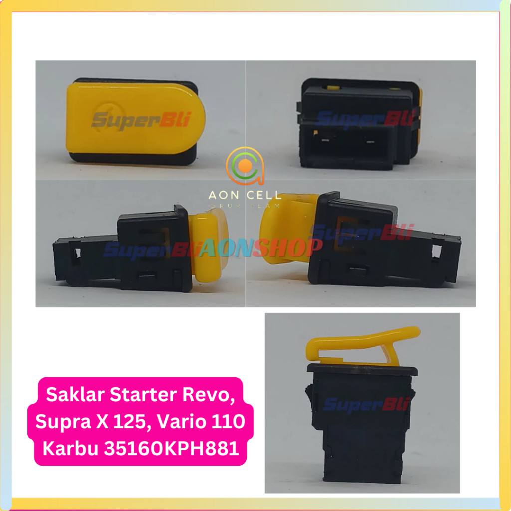 [AS] Saklar Starter Revo, Supra X 125, Vario 110 Karbu 35160KPH881