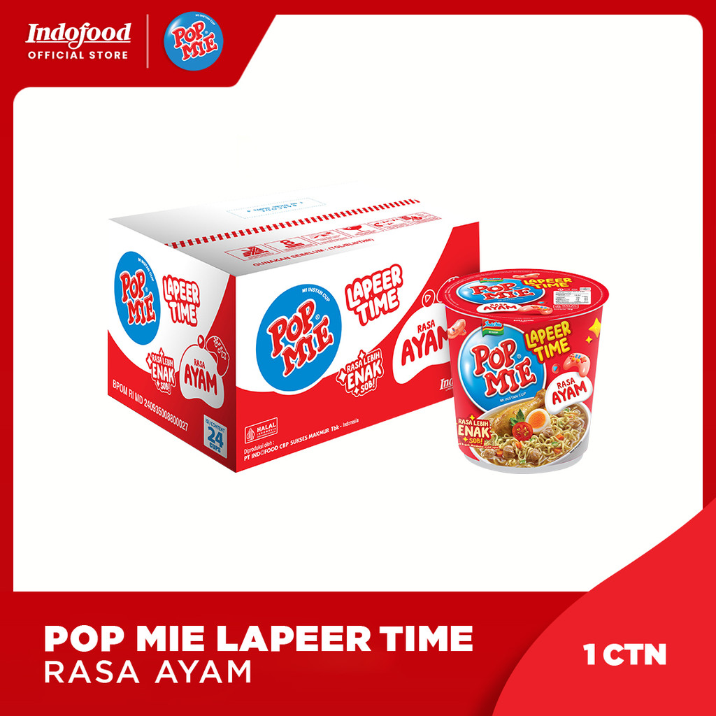 

CTN - Pop Mie Ayam Lapeer Time 75 g