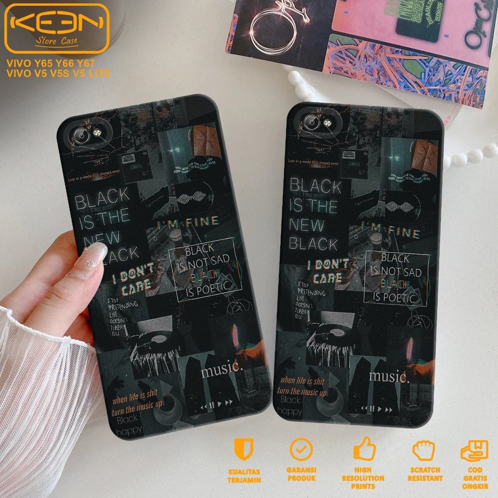 Case Hp Vivo 1601 - Casing Hp Vivo 1601 Motif Aesthetic - Case Procamera - Softcase Hp Vivo 1601 - S