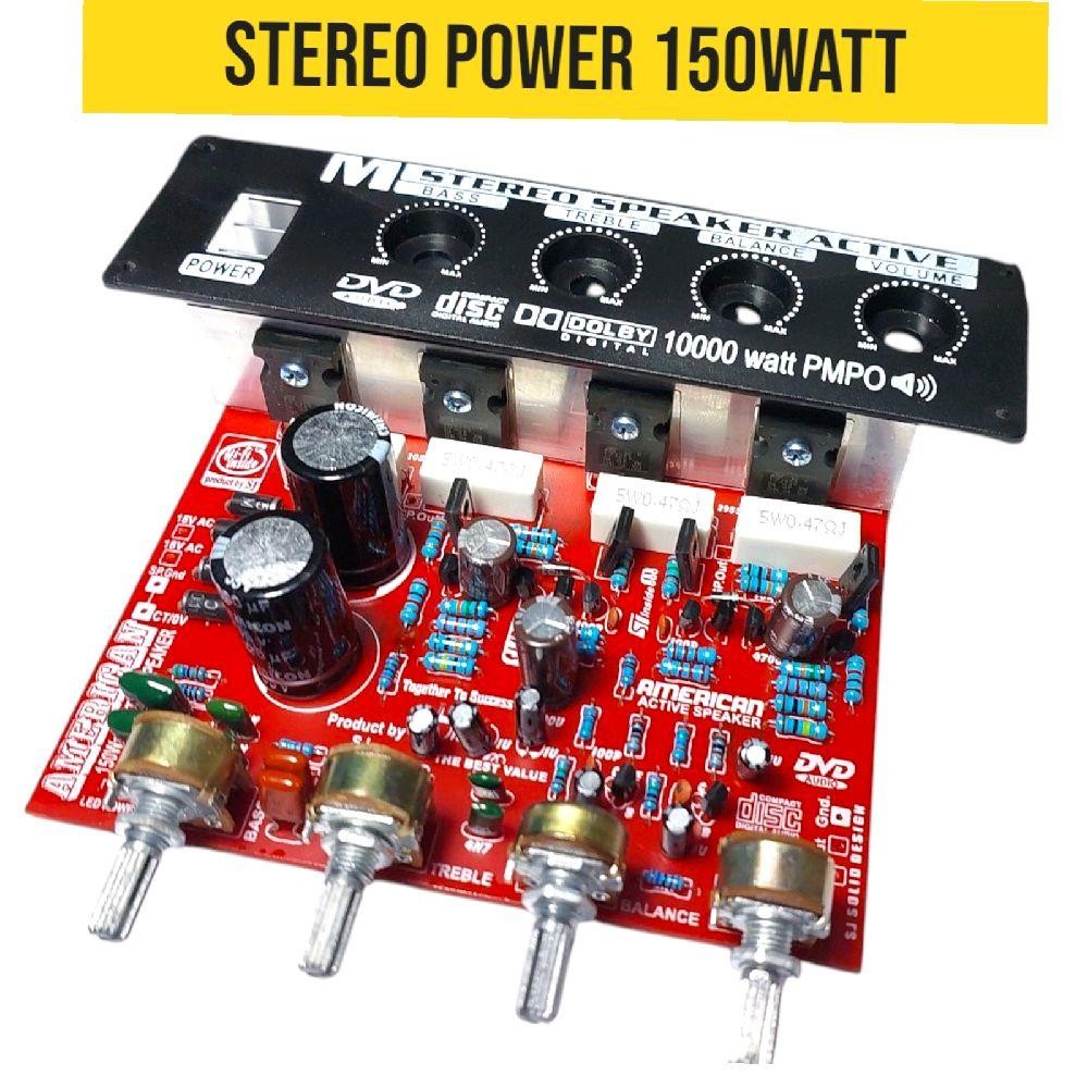 POWER AKTIF 150WATT STEREO + PANEL Amplifier