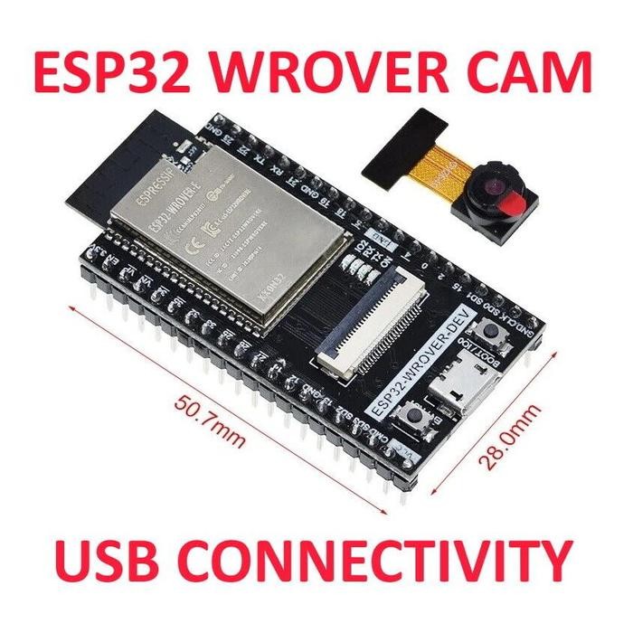 ESP32 Cam WROVER Camera ESP 32 Dev Board GPIO Wifi Bluetooth Controller