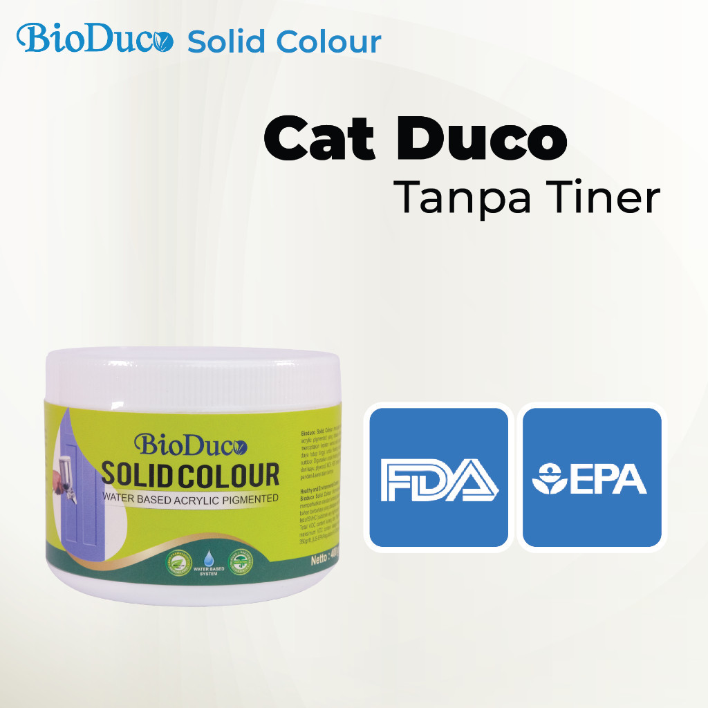 Cat Kayu Duco Waterbased - Bioduco Solid Color