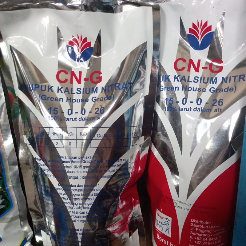 PUPUK CALSIUM NITRAT CN-G PAK TANI 1 KG / CNG 1KG / CNG 1 KG / PUPUK CNG PAK TANI 1KG 100% ORI