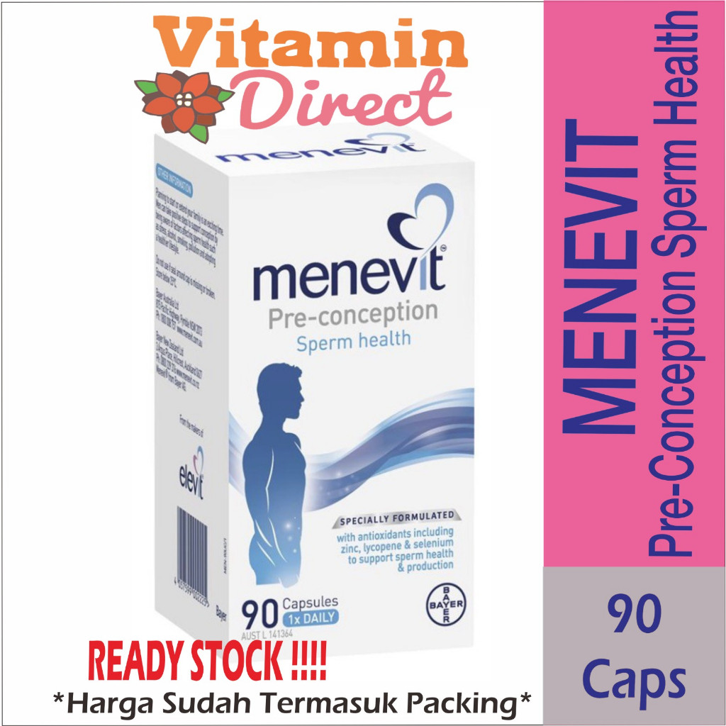 Menevit  30 or 90 Capsules - Vitamin Kesuburan buat PRIA OR Blackmores Conceive Well Men 28 Capsules