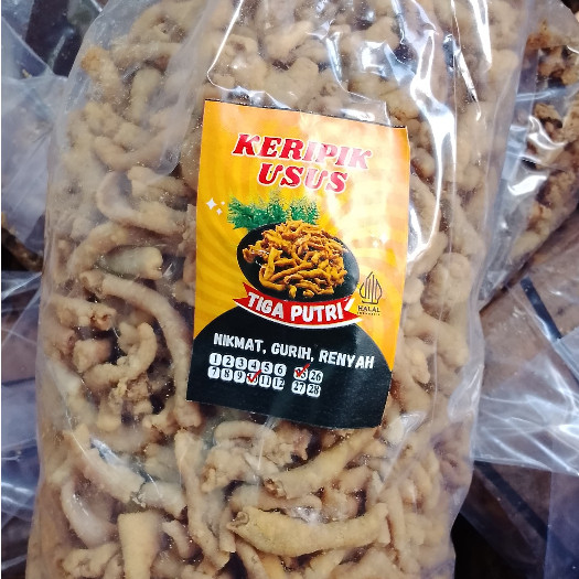 

KERIPIK USUS AYAM 2KG / Kripik Usus Ball-ballan / Kripik Usus Ayam ukuran 2kg