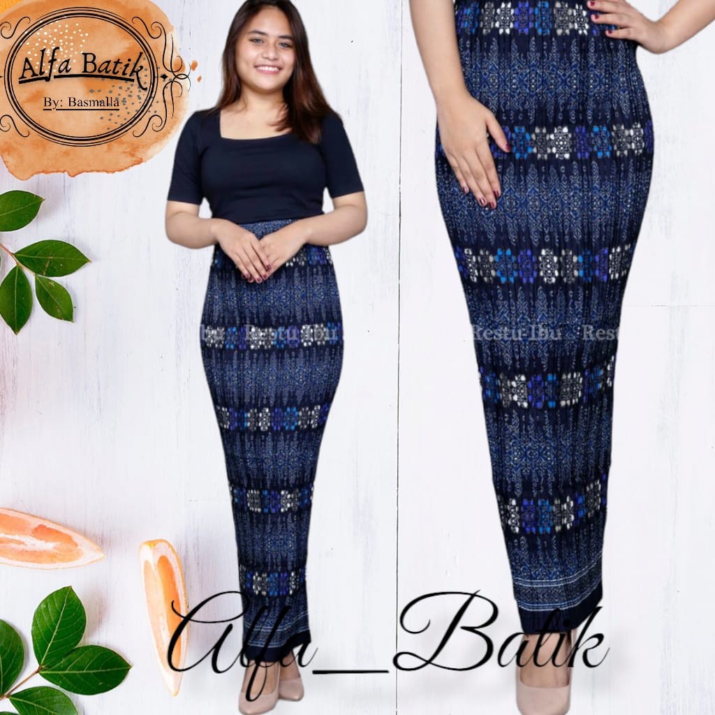 KLIKHEMAT REAL PICT ROK PLISKET BATIK / ROK PLISKET / BAWAHAN KEBAYA / ROK KEBAYA / ROK WISUDA / RAG