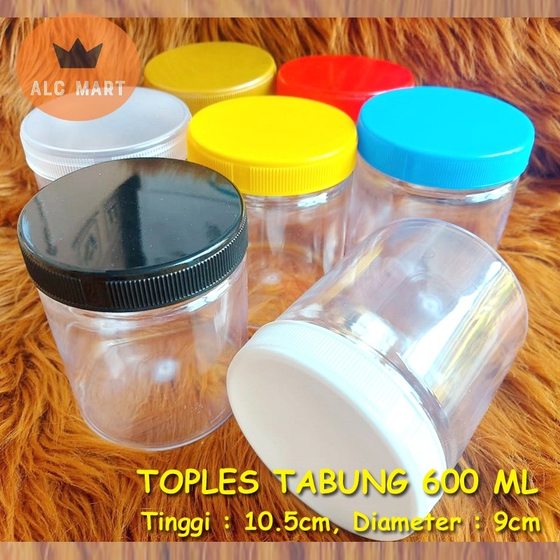 TOPLES 600ML / TOPLES PLASTIK 600L / TOPLES TABUNG PREMIUM 600ML