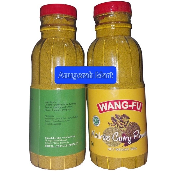 

Wangfu Madras Curry Powder 500gr Exp April 2027