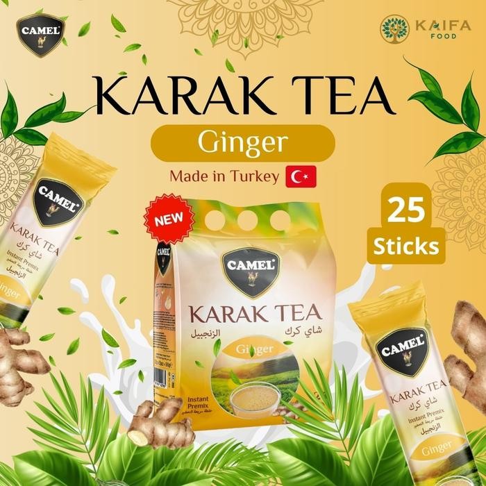 

Camel Karak Tea - Minuman Teh Susu khas Turkey - Ginger