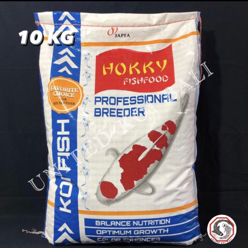Pakan Ikan Koi ~ HOKKY PROFESIONAL BREEDER 10 KG