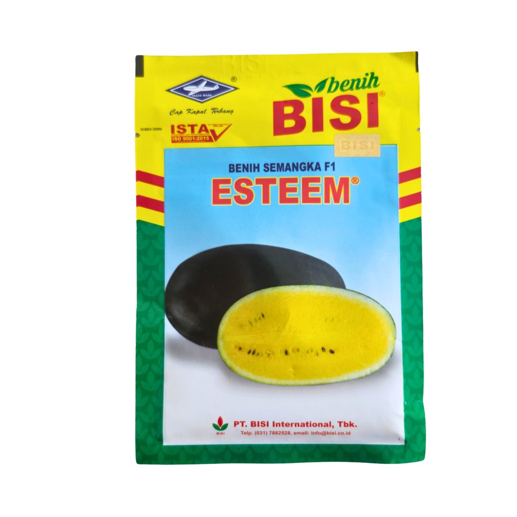 ESTEEM F1 20gr Benih Semangka Original CAP KAPAL TERBANG Bibit ESTIM Semangka Inul Kuning