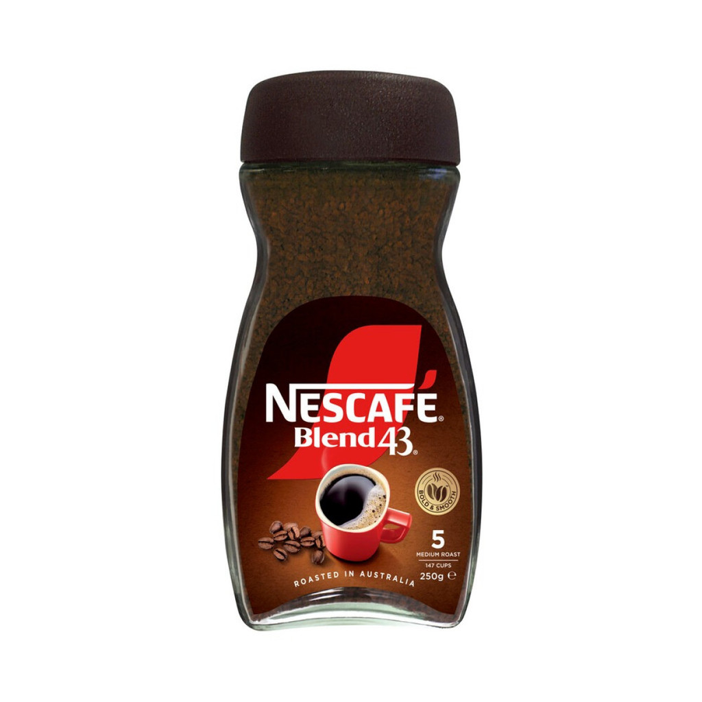 

Australia Nescafe Blend 43 Instant Coffee Original Medium Roast 250g