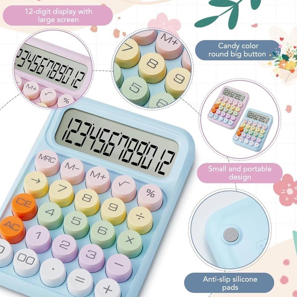 

Kalkulator warna macaron lucu kalkulator warna dopamin model selebriti internet mahasiswa kalkulator kantor akuntansi keuangan