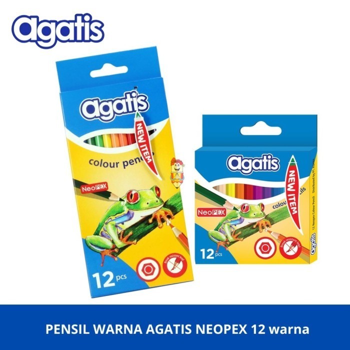 

PENSIL WARNA AGATIS NEOPEX ISI 12 & 24 WARNA