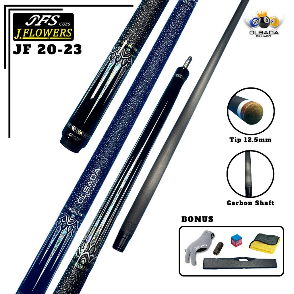 Stik Billiard JFlowers 20-23 / Billiard Ball / Stik Play Bilyar / Olahraga / Stick Billiard