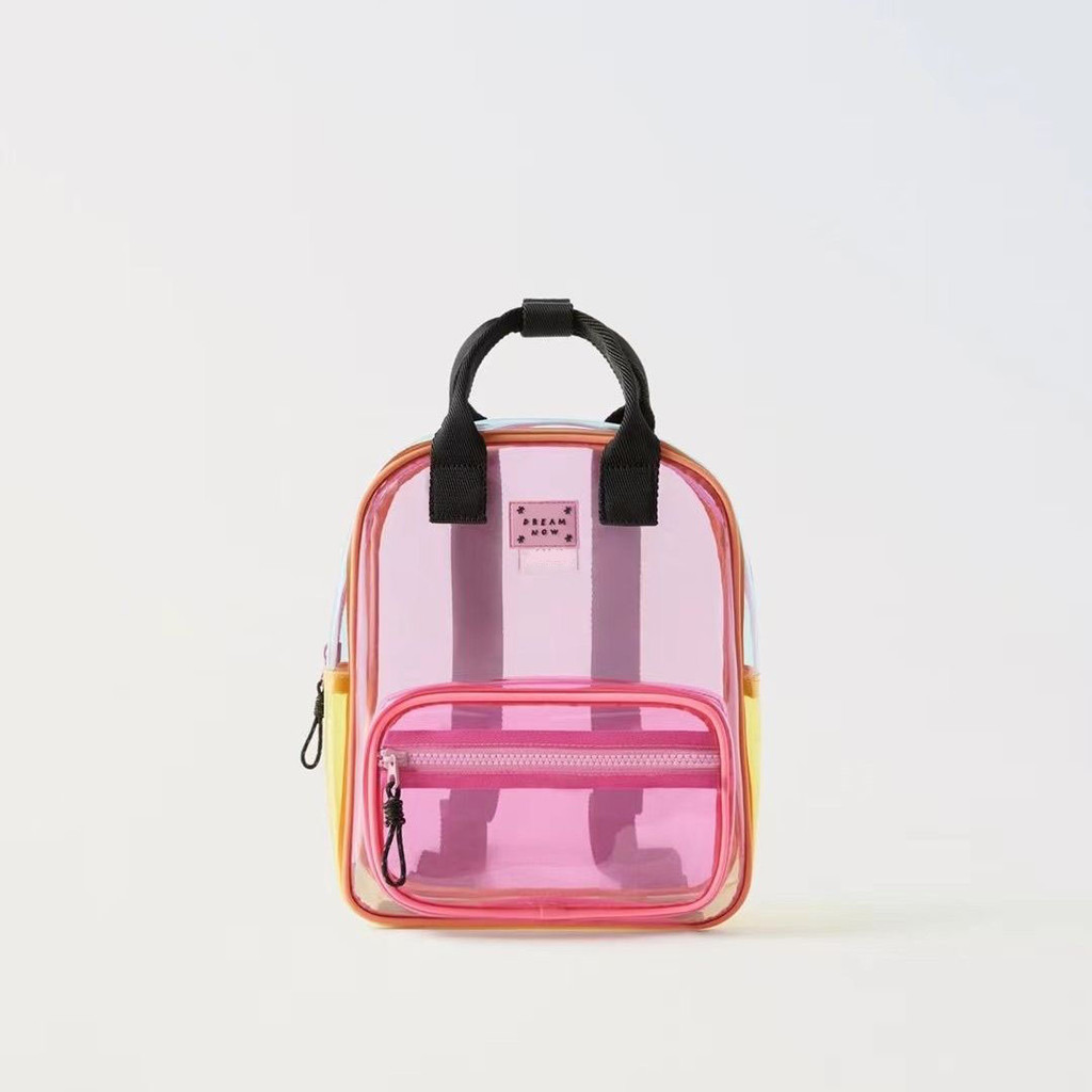 Cute Pink Kids Backpack for Girls transparent Waterproof Toddler Backpack for Girls Bags Kids Sool B