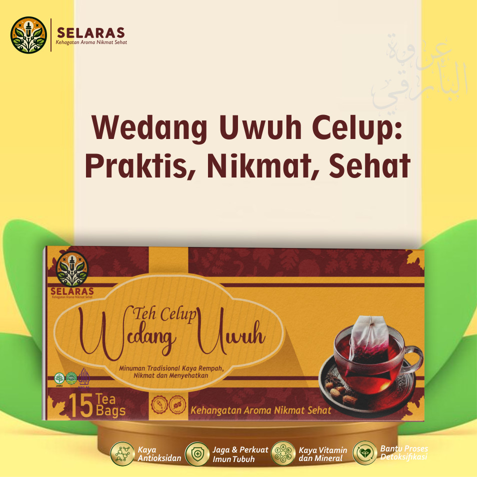 

Teh celup wedang uwuh /Minuman tradisional khas Jogja isi 15 - 20 kantong celup